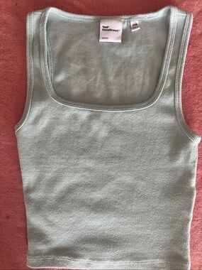 Aritzia Light Sage Square Neck Tank
